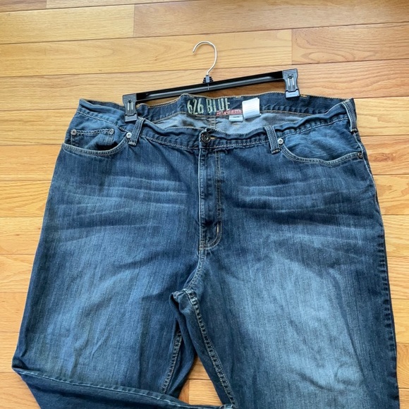 626 Blue Vintage Supply Co Mens 48x28 Relaxed Baggy Blue Denim Jeans - Picture 14 of 16